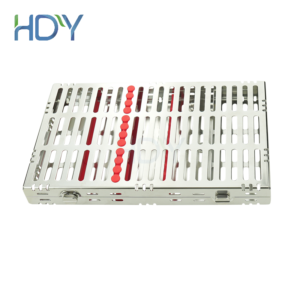 HDY H1201 12 Instrument Dental Cassette with Divider manufacturer