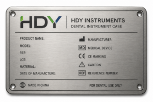 Nameplate for casstette manufacturer