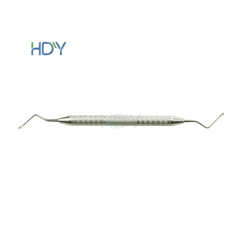 WS25CG Chirurgische Kürette, 2,5 mm, gezahnt, #2 Metallgriff – Hersteller von chirurgischen Küretten
