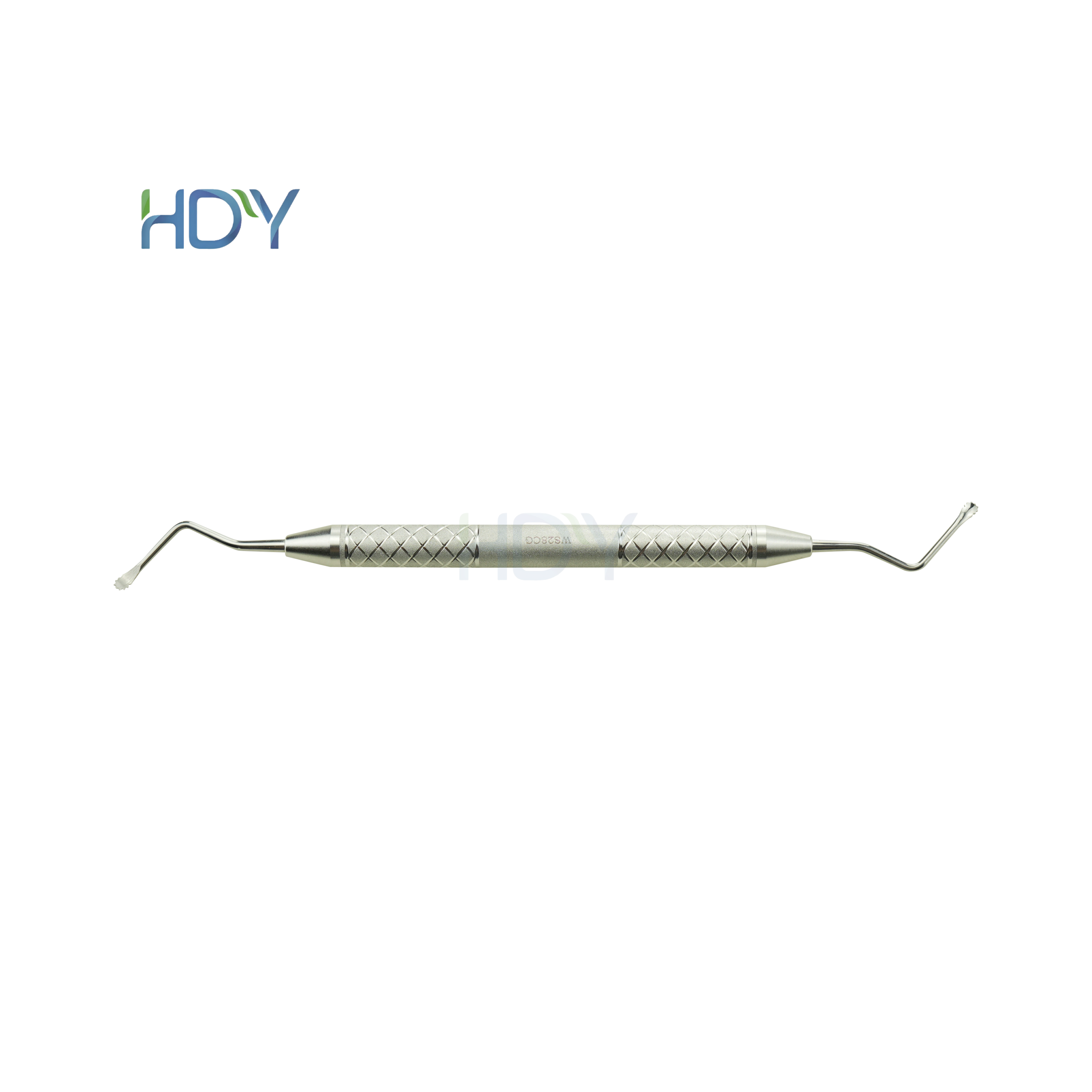 Curette chirurgicale WS28CG, 2,8 mm, #2 – Fournisseur de curettes chirurgicales à manche métallique
